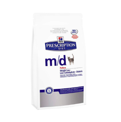 Храна за котка HILLS PD Cat m/d при диабет, 1.5 кг
