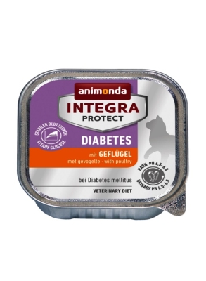 animonda Integra Protect Diabetes - лечебна храна за котки, с птиче, 100 г