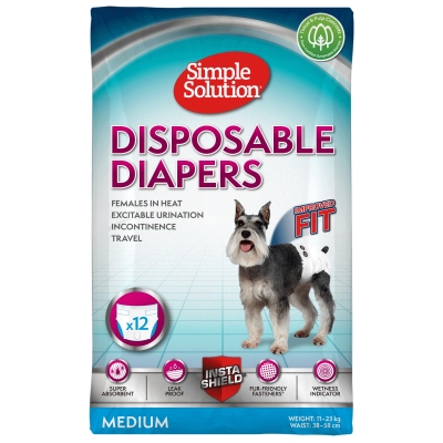 Памперси за женски кучета Simple Solution - различни размери