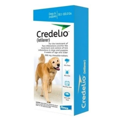 Credelio за кучета от 22 до 45кг - таблетка против кърлежи и бълхи