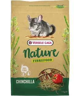 Versele Laga Chinchilla Nature Fibre Food - Храна за капризни чинчили, 1кг