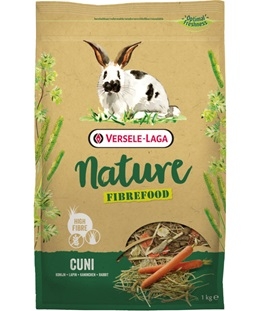 Versele Laga Cuni Nature Fibre Food - Храна за капризни мини зайци, 1кг