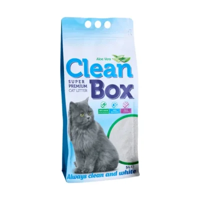 Clean Box Super Premium Котешка постелка 5 л алое вера / 4 бр. СТЕК