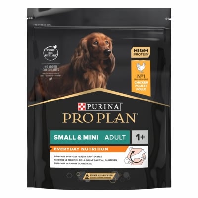 Purina Pro Plan Small&Mini Adult - суха храна за кучета от дребни породи, с високо съдържание на пилешко