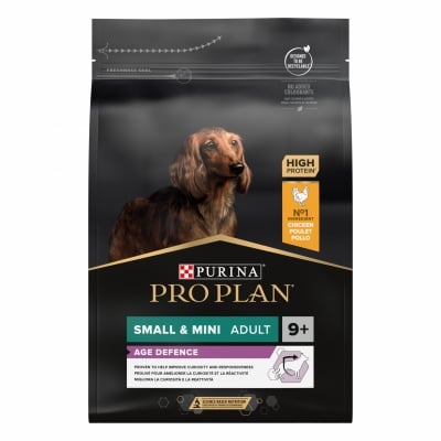 Purina Pro Plan Small Adult 9+ - суха храна за възрастни кучета от малки и мини породи, с високо съдържание на пилешко