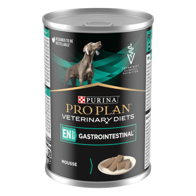 Purina Pro Plan Dog Veterinary Diets EN - лечебна консервирана храна за кучета, при проблеми с храносмилането и хронична панкреатична недостатъчност, 12х400 г