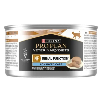 Purina Pro Plan Cat Veterinary Diets NF - лечебна консервирана храна за котки, при бъбречни проблеми, 24x195 г