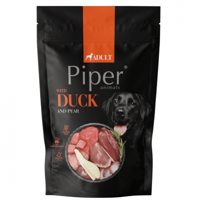 Piper Adult Dog пауч за кучета с патица и круша, 500 г