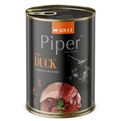Piper Cat храна за котки с патица, 400 г, Брой