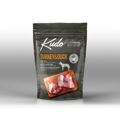 Kudo Low Grain Turkey/Duck Mini Adult, 3кг, Брой