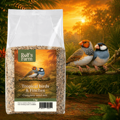Rolf's Farm Tropical Birds & Finches - пълноценна храна за тропически папагали микс, 1 кг