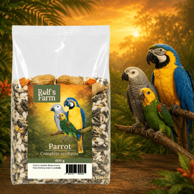 Rolf's Farm Parrot - пълноценна храна за големи папагали, 600 г