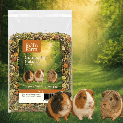 Rolf's Farm Guinea Pig Natural Mix - пълноценна натурална храна за морски свинчета, 750 г