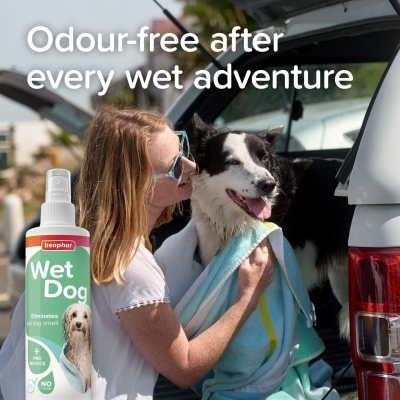 Beaphar Beaphar Wet Dog спрей за кучета, за неутрализиране на миризмата на „мокро куче“ и други неприятни миризми, 250 мл