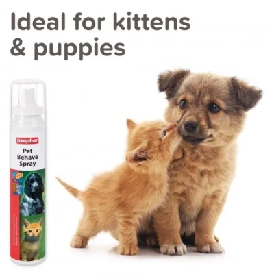 Beaphar Pet Behave Spray – отблъскващ спрей за кучета и котки, 125 мл