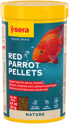 sera Red Parrot - храна на гранули за рибки червен папагал