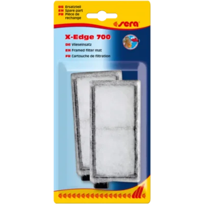 sera framed filter mat, white for X-Edge 700 – филтърна подложка за филтър за ъгъл - 2 бр.