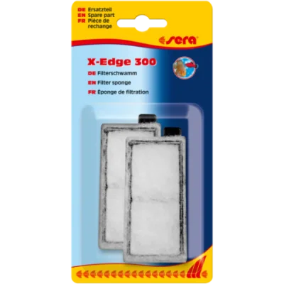 sera framed filter mat, white for X-Edge 300 – филтърна подложка за филтър за ъгъл - 2 бр.