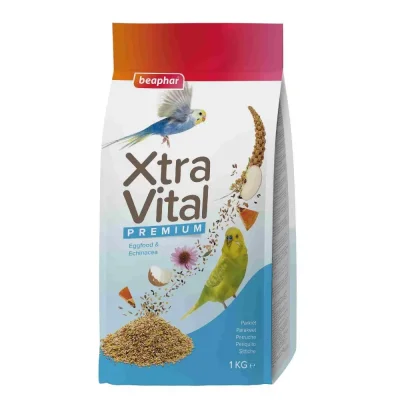 Beaphar XtraVital премиум храна за вълнисти папагали, плик, 1кг, Брой