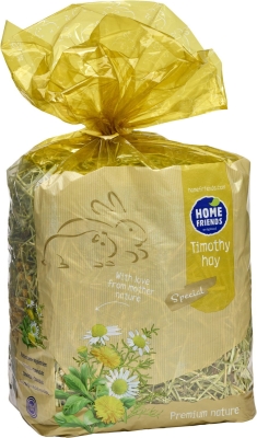 Homefriends Timothy - сено от тимотейка с лайка и невен, 600 г