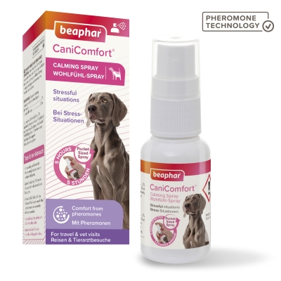 Beaphar CaniComfort Calming Spray -  успокояващ спрей за кучета с феромони, 30 мл