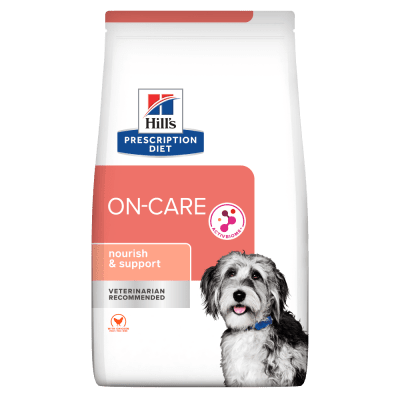 Hill's Prescription Diet Canine ON-CARE - лечебна суха храна за кучета с онкологични проблеми, при кахексия и аноресия