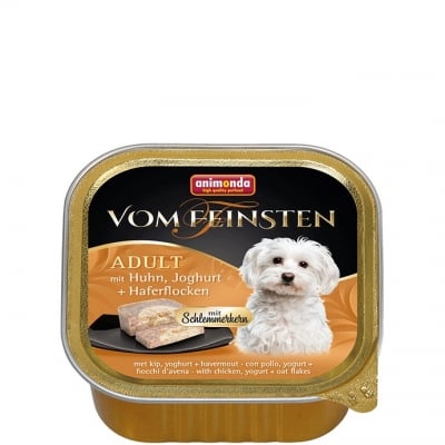 Animonda Vom Feinsten  - Пастет за кучета с пилешко, йогурт и овес, 150 г