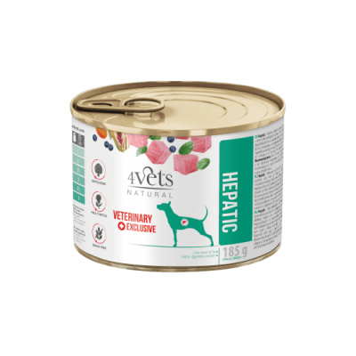 4Vets Dog Natural  лечебна консервирана храна за кучета, различни видове, 185 г