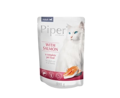 Piper Cat - паучове за котки, различни вкусове, 10х100 г