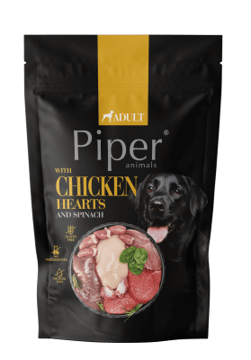 Piper Adult - Пилешки сърца и кафяв ориз, 500 г, Палет