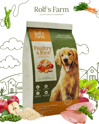 Rolf’s Farm Puppy Poultry&Rice – храна за кученца до 1 година с птиче и ориз