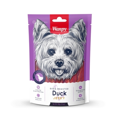 Лакомство за куче Wanpy Duck Jerky, 100 г, Брой
