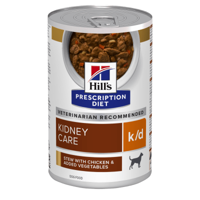 Hill's Prescription Diet Stew Canine k/d - лечебна консервирана храна за кучета, при бъбречна недостатъчност