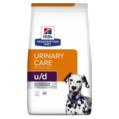 Hill's Prescription Diet Canine u/d – лечебна суха храна за кучета с цистeинови и пуринови уролити