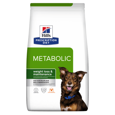 Hill's Prescription Diet Canine Metabolic - лечебна суха храна за кучета с наднормено тегло, с пилешко