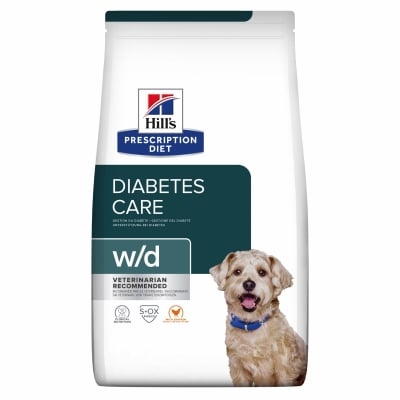 Hill's Prescription Diet Canine w/d Diabetes Care  - лечебна суха храна за кучета с диабет, с пилешко , 10 кг