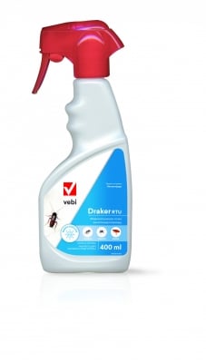 vebi Draker RTU Spray - Готов за употреба микрокапсулиран течен инсектицид, 400 мл