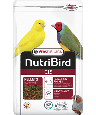 Versele-Laga NUTRIBIRD C15 - храна за канарчета и финки, екструдирани пелети
