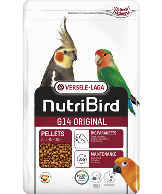 Versele-Laga NUTRIBIRD G14 Original - пълноценна екструдирана храна за средни папагали