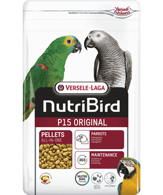 Versele-Laga NUTRIBIRD Р15 Original - пълноценна екструдирана храна за големи папагали