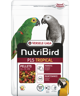 Versele-Laga NUTRIBIRD Р15 Tropical - пълноценна екструдирана храна за големи папагали