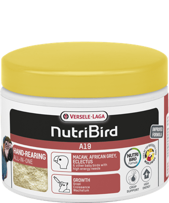 Versele-Laga NUTRIBIRD A19 for birds - храна за ръчно хранене на големи папагали