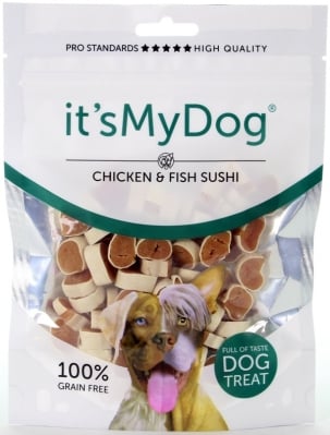 Its My Dog Sushi Chicken & Fish Grain Free - суши пиле и риба 85 г, без зърно, Брой