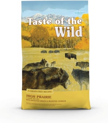 Taste of the Wild High Prairie Canine Roasted Bison & Roasted Venison - суха храна за кучета с печено еленско и бизонско месо, без зърно