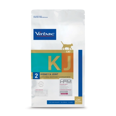 Virbac VETERINARY HPM DIET Cat Kidney&Joint Support 2 - диетична храна за котки с бъбречна недостатъчност със или без остеоартрит