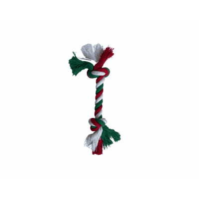 anipro Играчка въже бяло/зелено/червено 28 см, 70-80 г