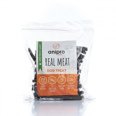 anipro Real Meat - лакомство за куче меки солети  с говеждо месо, 1 кг, Брой