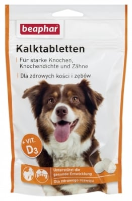 Калциеви таблетки за кучета XL от Beaphar, 225 гр