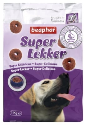 beaphar Super Lekker - деликатесно лакомство за кучета, 1 кг