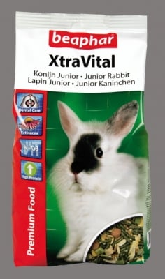 Beaphar Xtra Vital - премиум храна за мини зайчета на възраст до 10 месеца